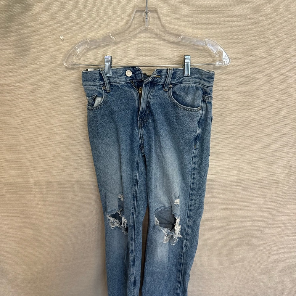 PacSun Blue Distressed Boyfriend Jeans